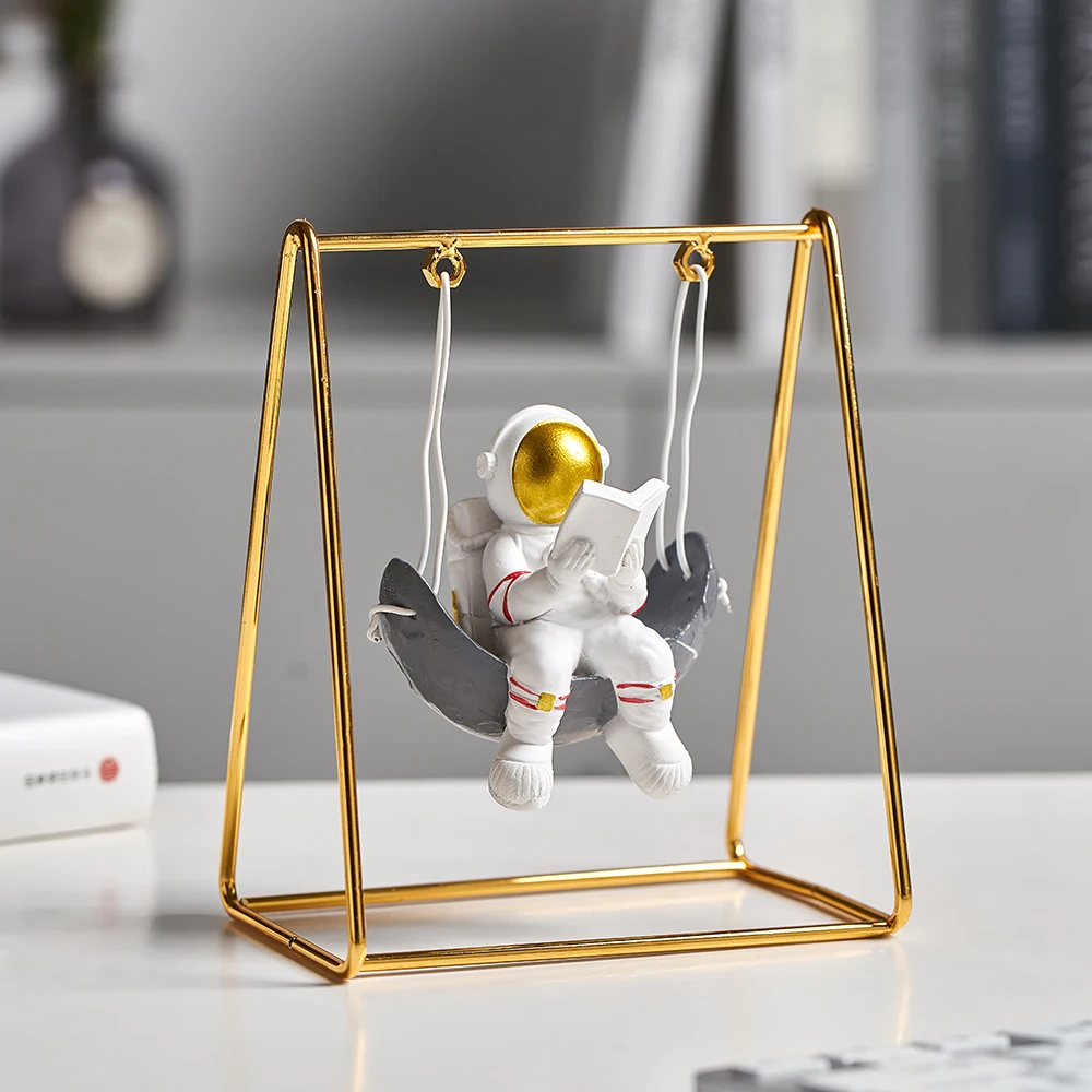 Nordinc Mājas Apdare Astronauts Rotājumi Gudrs Sveķu Raksturs Modelis Dzīvojamā Istaba Gulta Telpu Dekorēšana Ziemassvētku Dekoru, Dāvanas