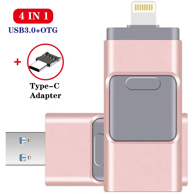 USB Flash Drive 128G USB3.0 Pendrive iPhone Xs Max X 8 7 6 iPad 8/16/32/64/128 256 GB Atmiņas karti memory Stick USB Atslēgu MFi Pen drive