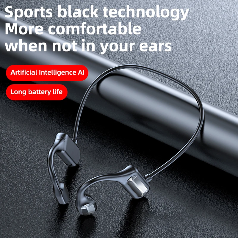 Jaunu Bezvadu Kaula Vadāmība Bluetooth Austiņas Sporta Karājas Ausīs Austiņas Stereo brīvroku Ar Mikrofonu, Lai Darbojas