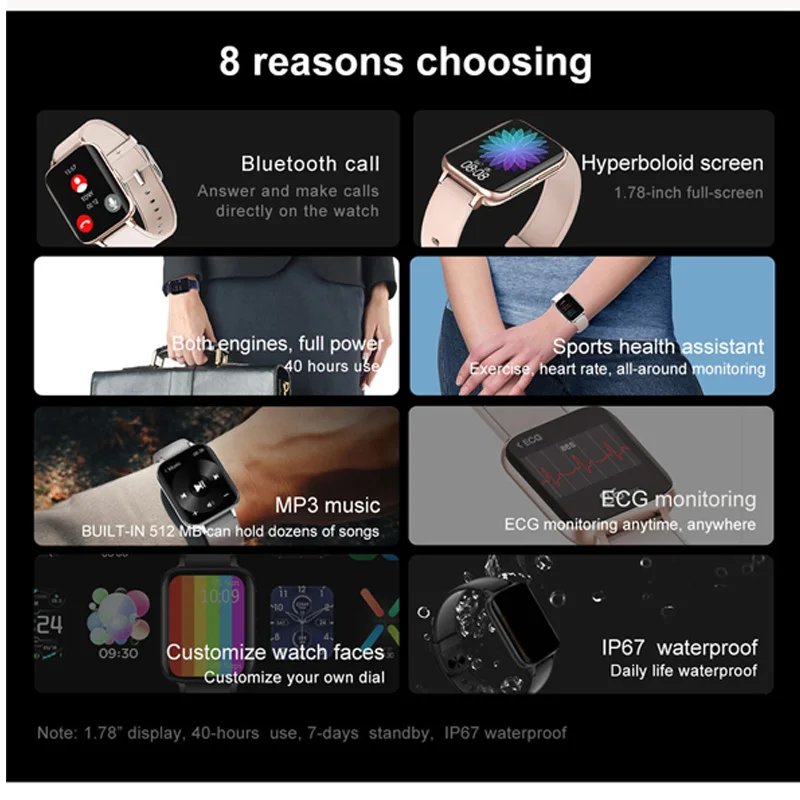 M juniu ir 2021. JAUNU Bluetooth Zvaniem Smart Skatīties Vīrieši Sievietes Ūdensizturīgs Smartwatch MP3 Atskaņotāju OPPO Android Apple Huawei Xiaomi