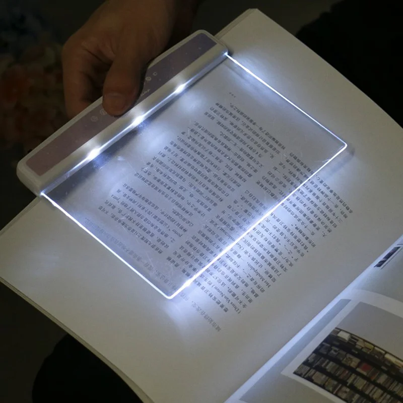 Portatīvā LED Lasīt Panelis Gaismas Grāmatu Lasīšanas Lampas Nakts Redzamības Acu Aizsardzībai