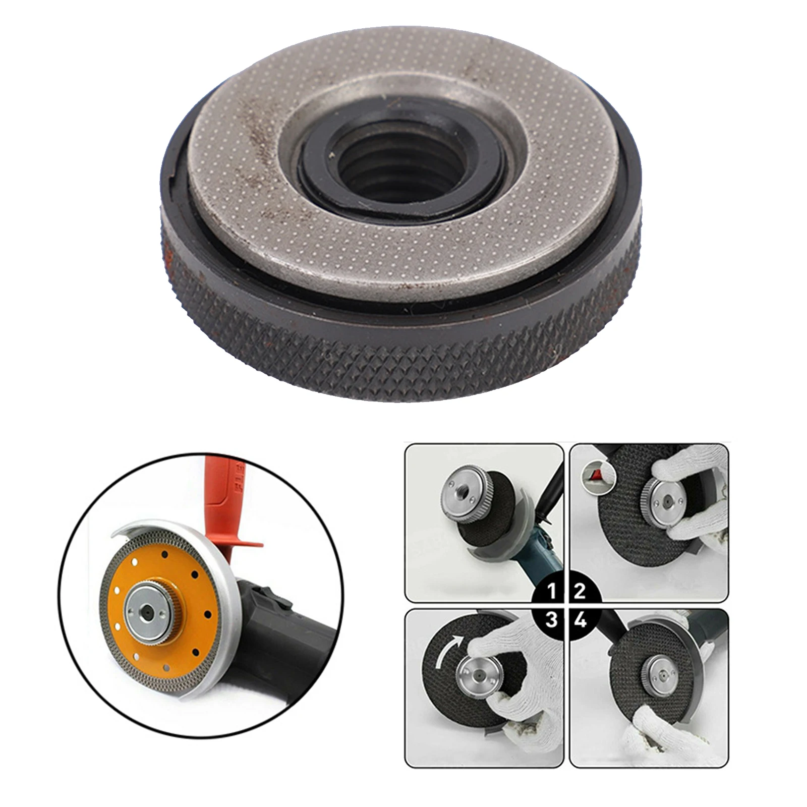 Quick Clamping Self Tightening Locking Nut Accessories forAngle Grinders