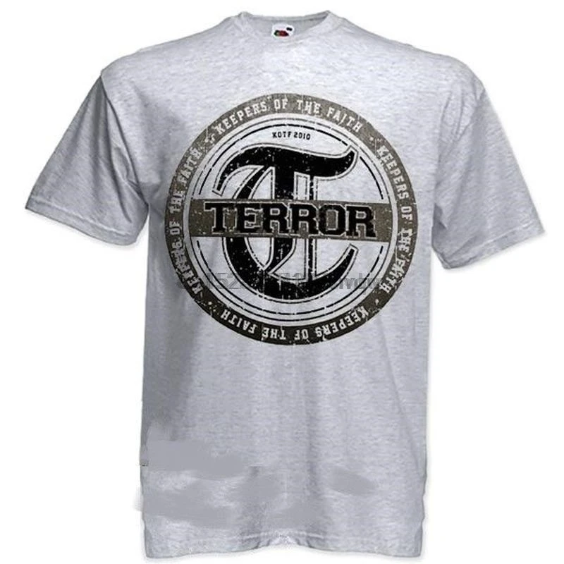 T-Krekls Terora Logo Apsaimniekotājiem Ticība Dažādu Izmēru Metall Band Tauta Jaunu Filmu Seriāls Plakātu Vīriešu T Krekli Sieviešu T