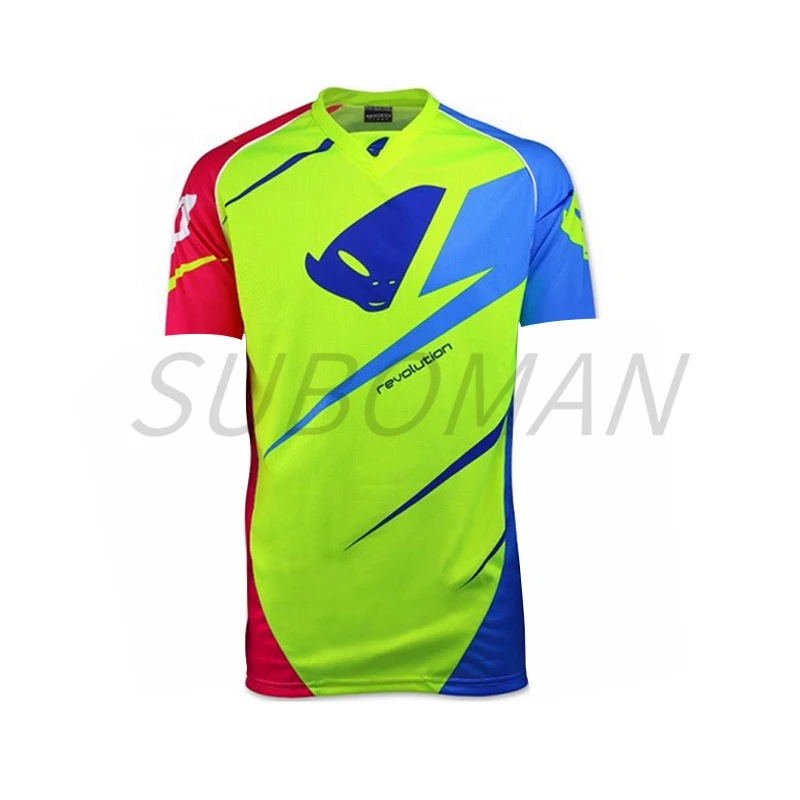 NLO motociklu kalnu velosipēds komanda nobrauciena jersey camiseta t-krekls velosipēdu lokomotīvju krekls ar īsām piedurknēm motokrosa jersey 2021