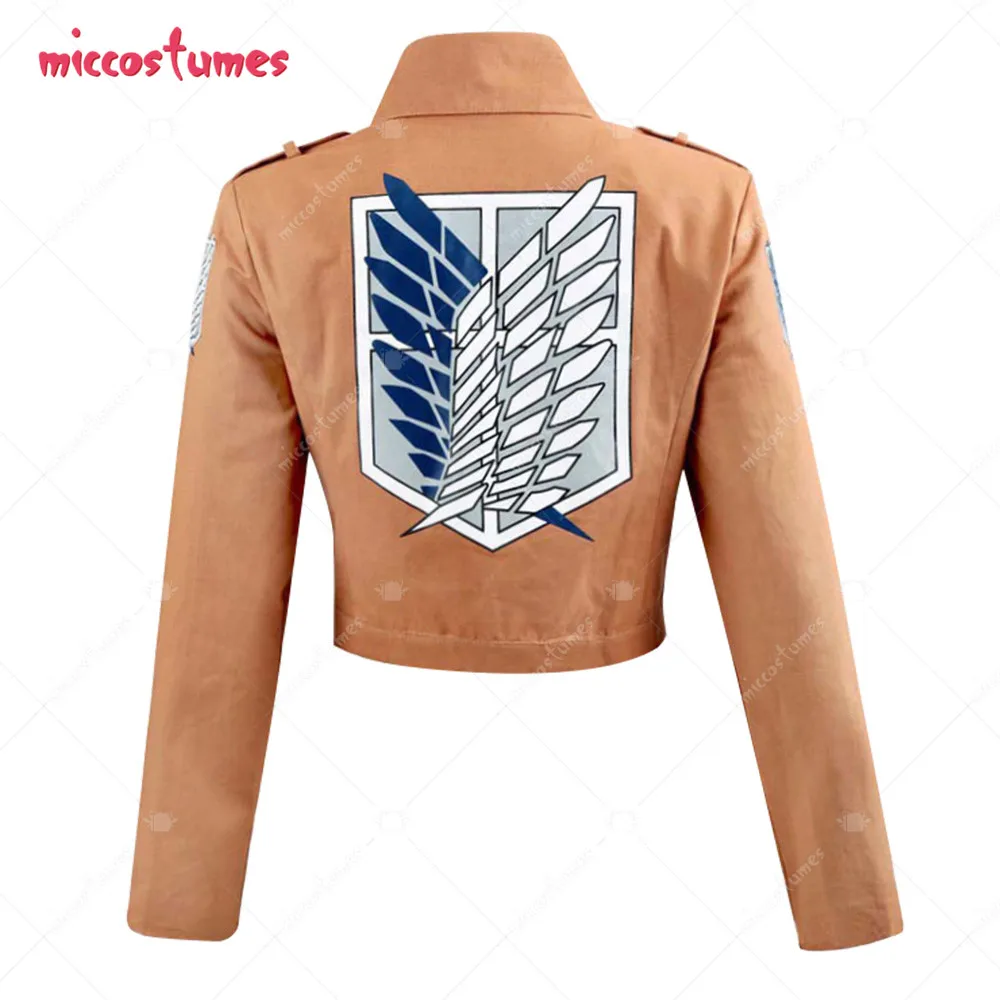 Eren Mikasa Armin Levi Izmeklēšanas Komanda Spārniem Brīvības Vienotu Jaka Apģērbs Cosplay Kostīms