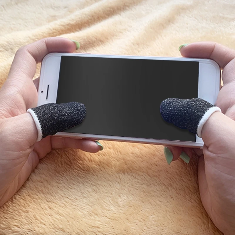 10 Pārī Mobilās Spēles Pirkstu Cimdi Spēlētājs Sweatproof Anti-slip Touch Screen Pirkstu Uzmava Elpojošs Spēļu Pirkstu Vāciņu