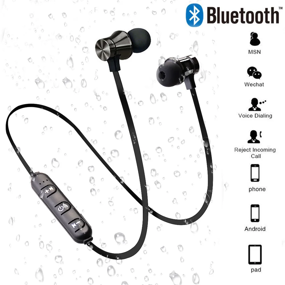 Magnētiskā Bezvadu bluetooth Austiņas XT11 mūzikas austiņas Tālruņa Neckband sporta Earbuds, Austiņas ar Mikrofonu Priekš iPhone, Samsung Xiaomi