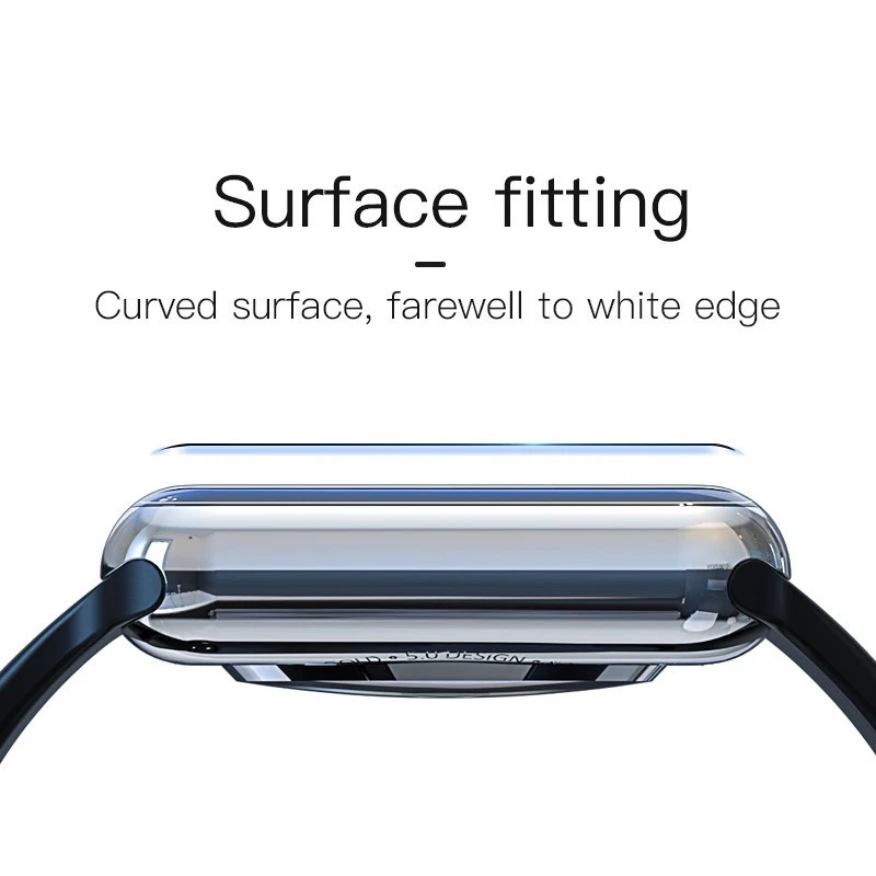 Pilnībā Segtu Soft Premium aizsargplēvi Apple Skatīties iWatch Sērija 4 3 2 1 40mm 44mm 38mm 42mm Augstas Jutības Touch Sajūta