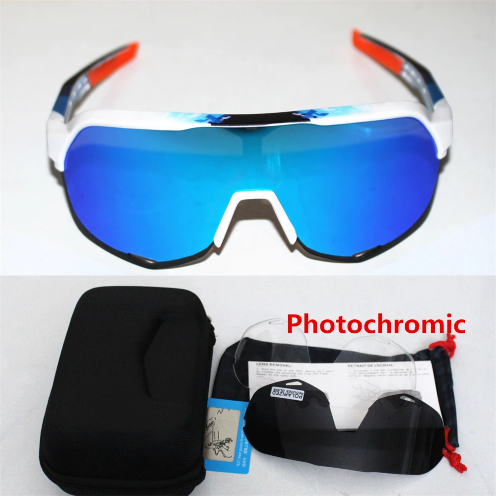 Photochromic S3 3 polarizētās Lēcas Āra Sporta Velosipēdu Saulesbrilles Gafas ciclismo MTB Riteņbraukšana Brilles, Briļļu Pēteris