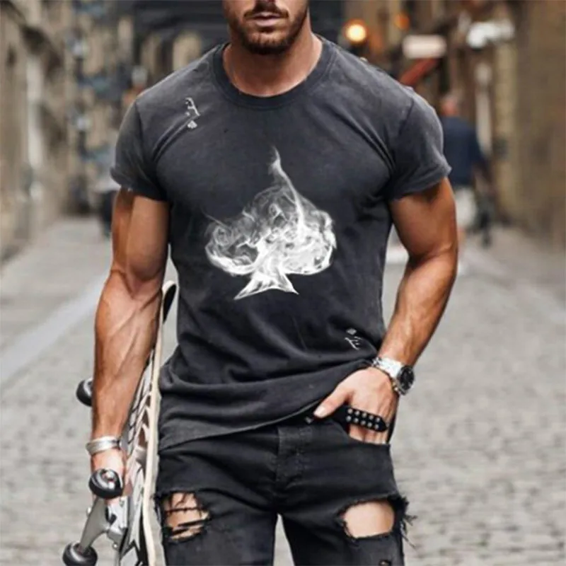Vīriešu Pamata Apģērbu Modes 3D Druka, T-krekls Ikdienas Džemperis, Krekls Ir 2021. Apaļu Kakla Liela Izmēra Ātri žāvēšanas Vīriešu Īsās Sleev