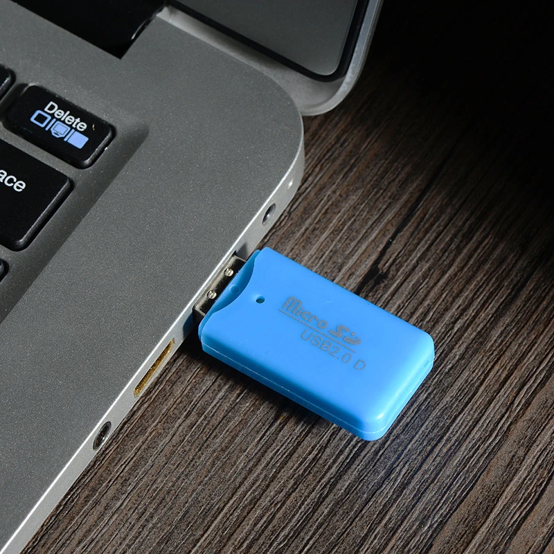 Daudzkrāsains High Speed Atmiņas karte SD Karšu Lasītājs Atmiņas Disku 2.0 TF Micro Drošības Digitālo Adapteris, Smart Atmiņas Cardreader SD
