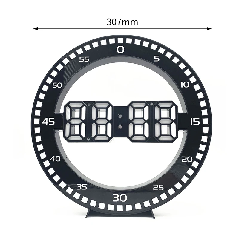 1PC 3D LED Sienas Pulkstenis Ciparu Modinātājpulksteņi Galda, Rakstāmgalda, Nakts Gaisma Sienas Pulkstenis Apdare Stāvēt Pakārt Pulksteņi