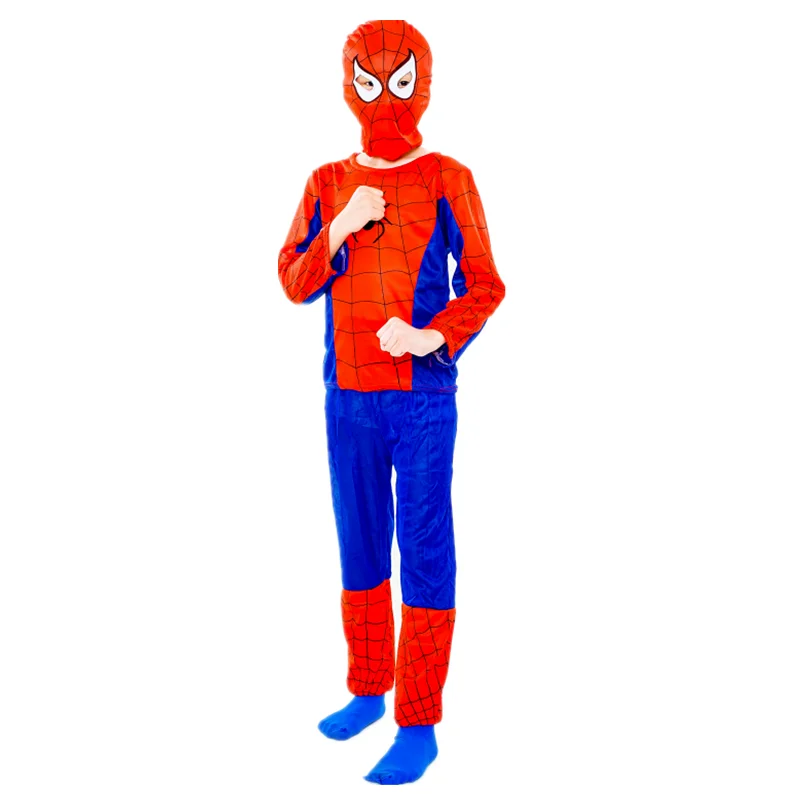 Bērnu Cosplay Avengers Supervaroņa Zirnekļcilvēka Kostīms Sadalīt Drēbes Halloween, Ziemassvētku Vakars Veiktspējas Kombinācija Kostīms