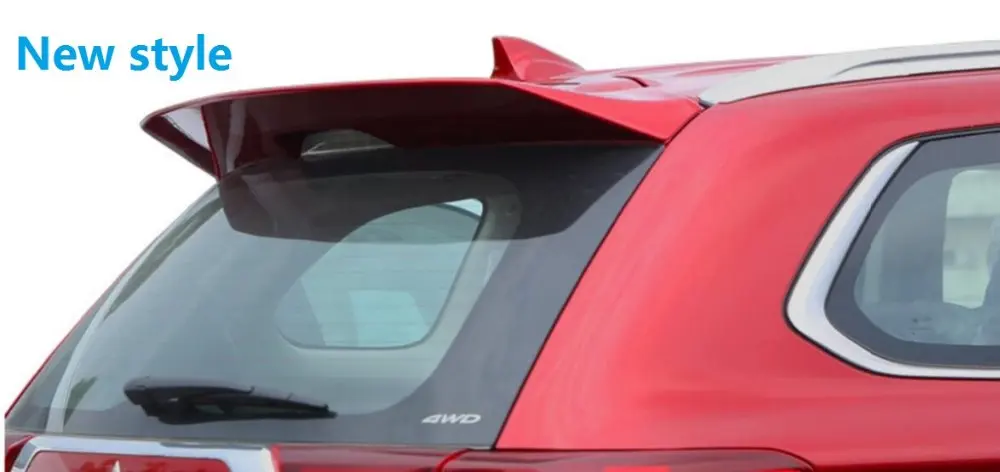 RQXR jaunākās stila ABS Aizmugurējais Spārns Aizmugurējais Bagāžnieka jumta sejsegu Aizmugures Spoilers par Mitsubishi outlander 2013 2016 unpainted