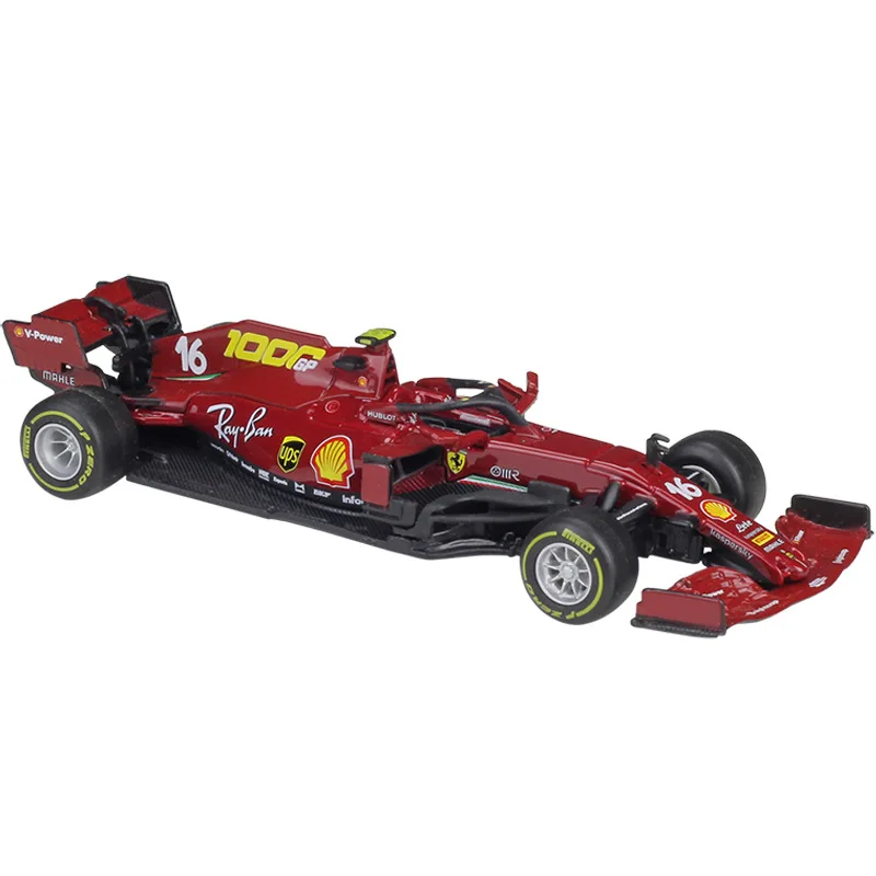 Bburago 1:43 F1 2020. gadam 1000th SF1000 #5 Sebastian Vettel /#16 Charles Leclerc Lējumiem Sacīkšu Auto