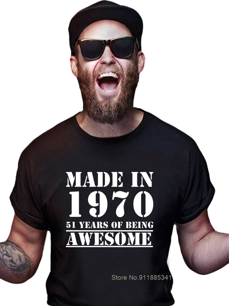 Veikti 1966-1970 Dzimšanas dienu, Vīriešu T Krekls Vecāki Klāt Grafiskais Lielgabarīta Kokvilnas Modes Grandad tēva Diena Unikālo T Krekli