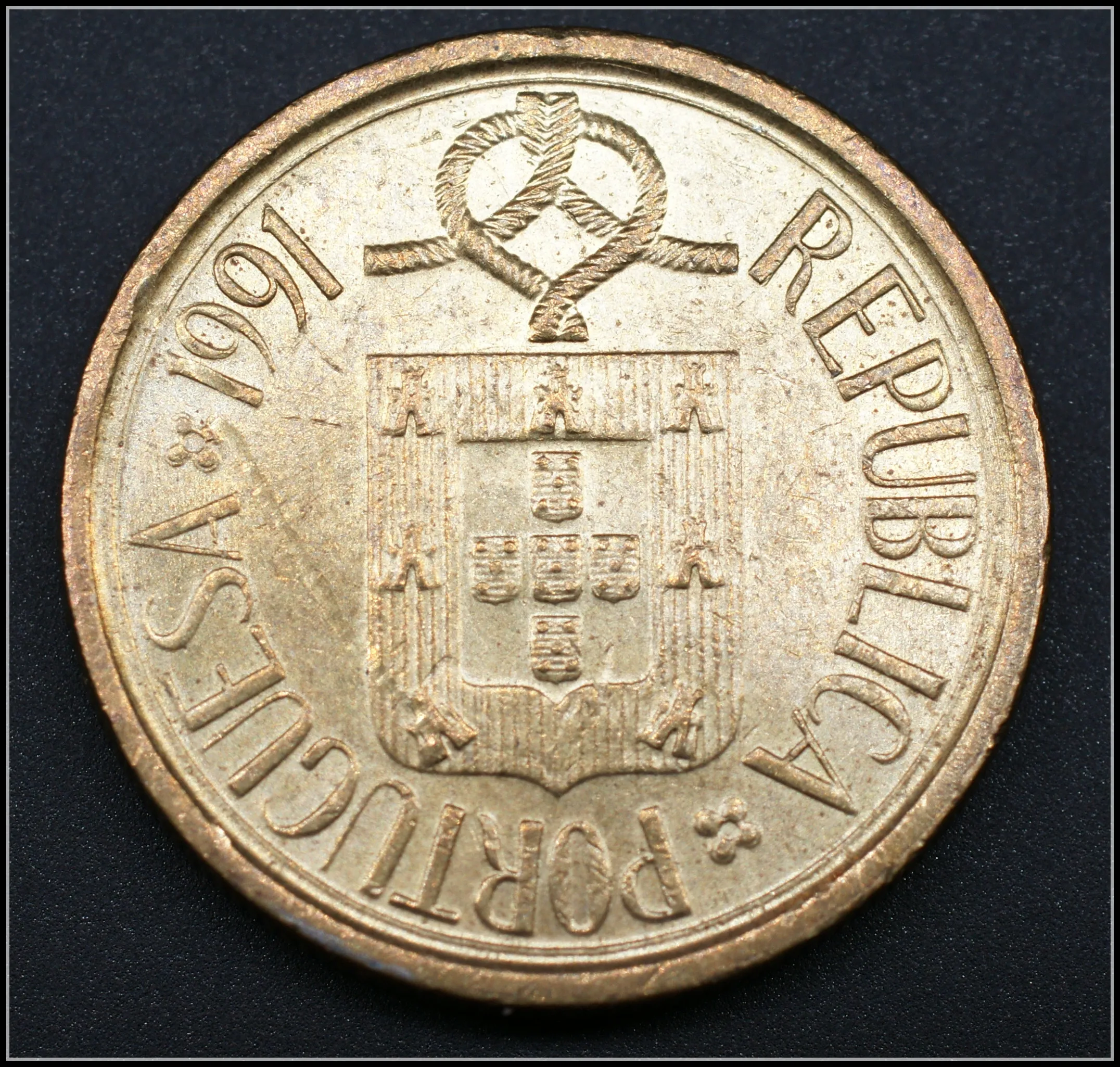 Portugāle 5 Eskudo Monētas Eiropā Jaunu Oriģinālu Monētu Piemiņas Izdevums Reāla Reti, Es Nejauši Gads
