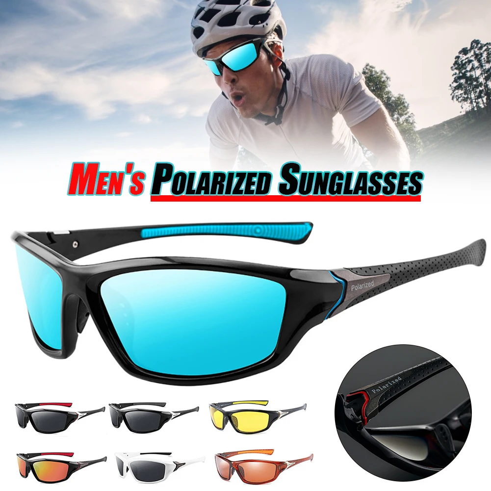 Polarizētās Saulesbrilles, Vīriešu UV Aizsardzību, Saulesbrilles, āra Sporta Braukšanai ar Velosipēdu Zvejas Slidošana Sporta Augstas Iesakām