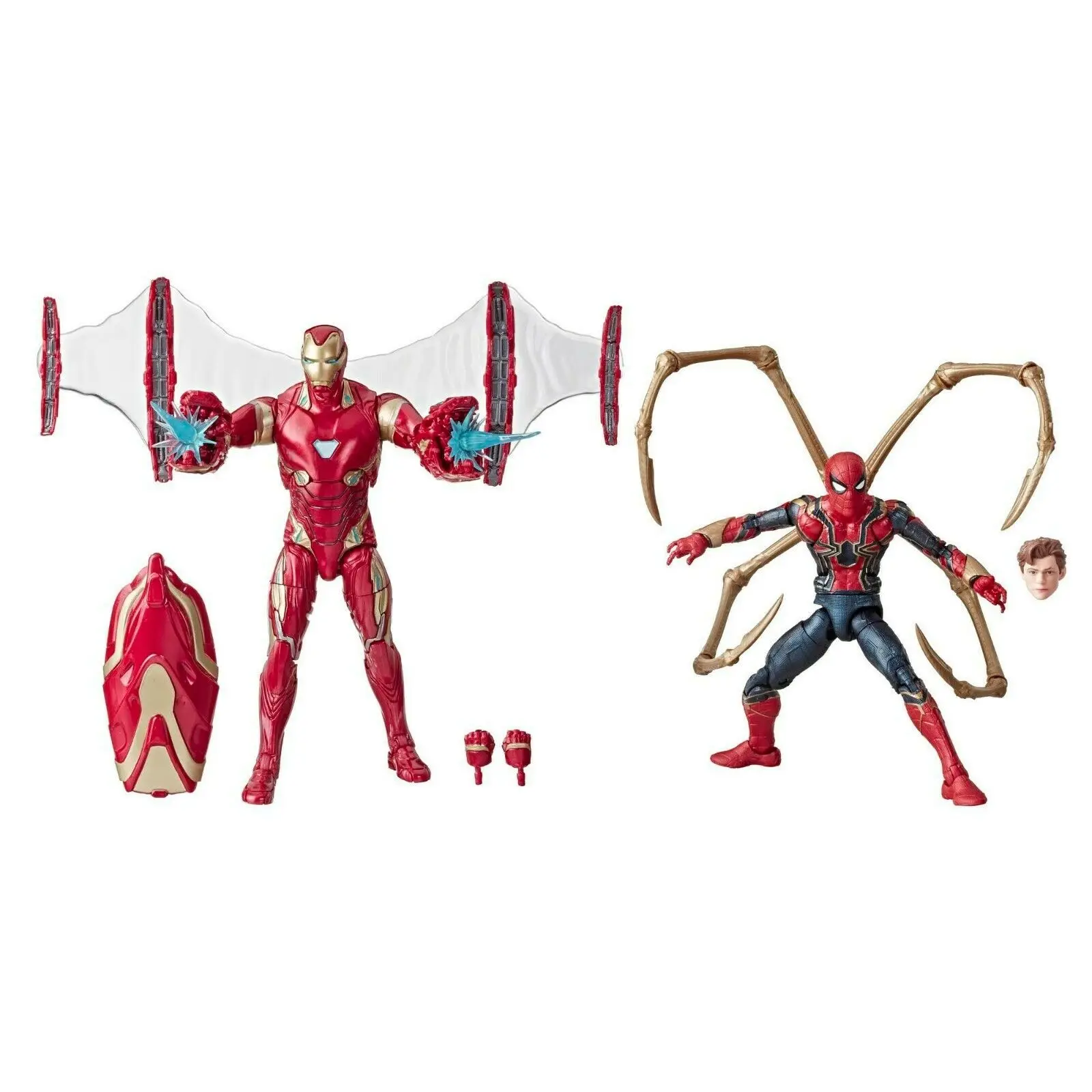 Sākotnējā Marvel Leģendas Dzelzs Zirnekļa Cilvēks & MK50 Dzelzs Vīrs Zīmi 50 6