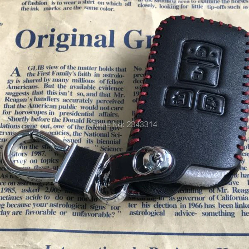 Ādas Automašīnas atslēgu Fob, Lietu Vāku Toyota Voxy Noa R80 4 Pogas, Atslēgu Turētājs Ar Atslēgu piekariņi Aksesuāri