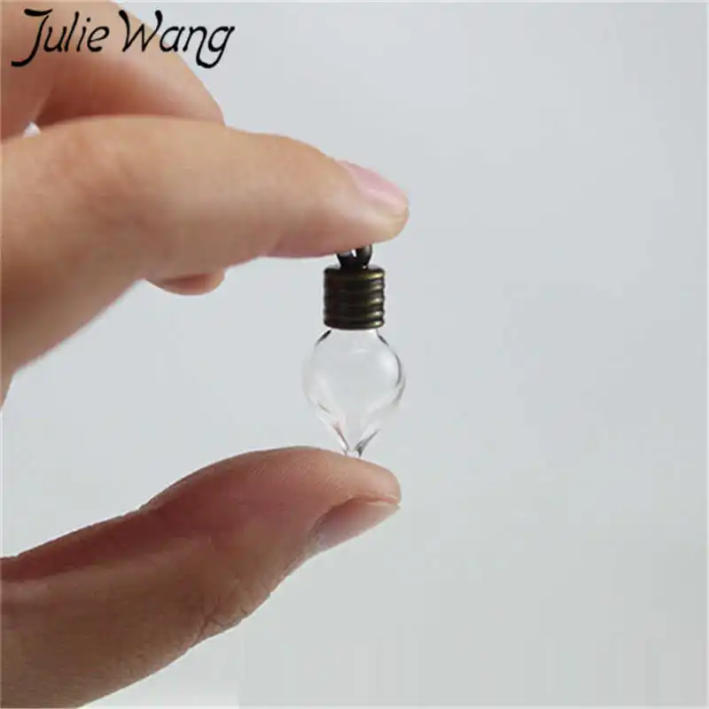 Julie Wang 1GB Mazo Skaidrs, Stikla Vēlas, Pudeles, Flakoni, Burkas Multi-formas Tvertnes, Aizbāžņi Mājas Apdare Puse Svētī Pudeles