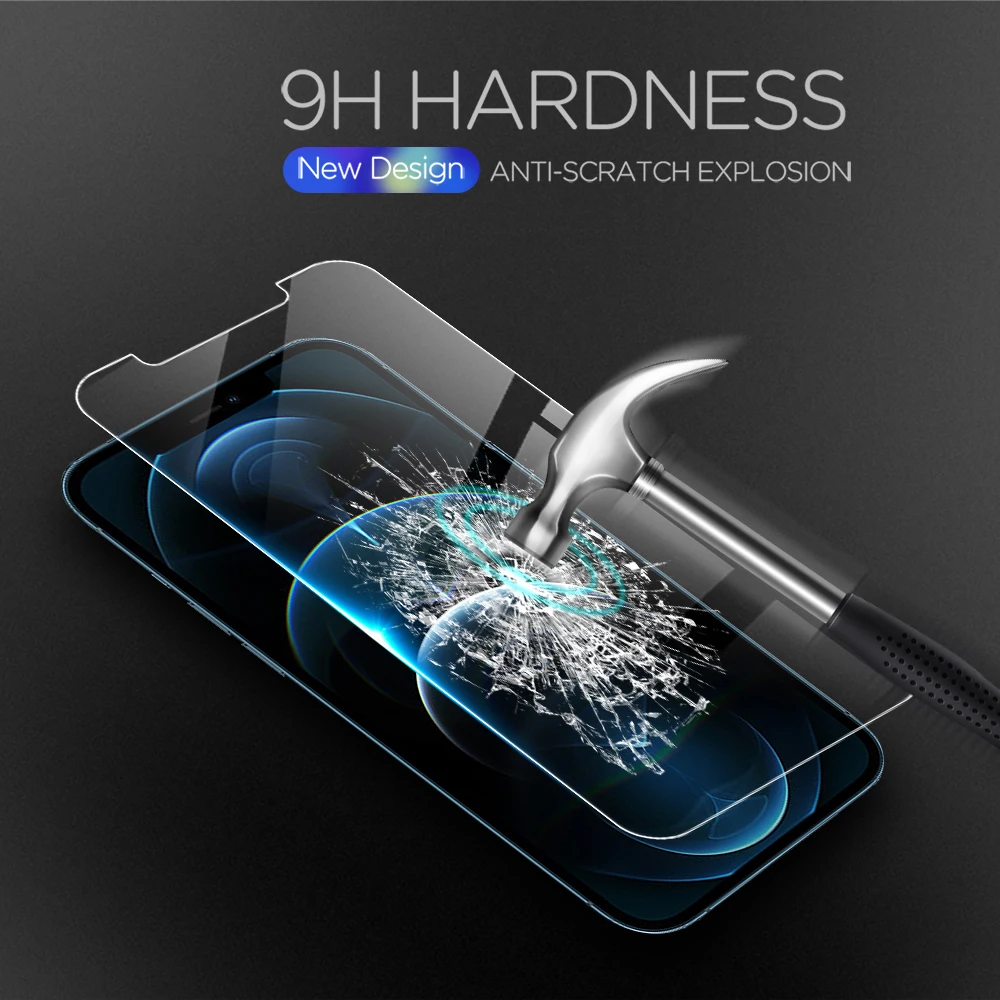 Stikla iPhone 12 11 Pro Max Rūdīts Stikls iPhone X XS Phone Screen Protector HD Skaidrs, Objektīvs Filmu iPhone 7 8 6 6s Plus