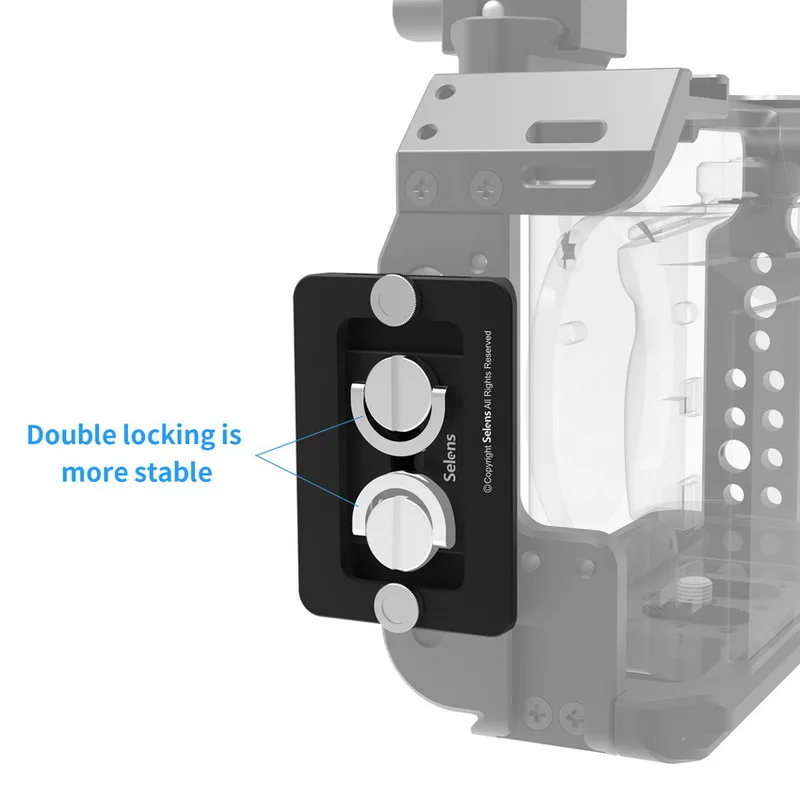 Selens FS70 Universālā DSLR Kamera Gimbal Arca Swiss Quick Release Plate Skava Ātri Pārslēgties Komplektu Statīvs Slīdni Mount Adapteri