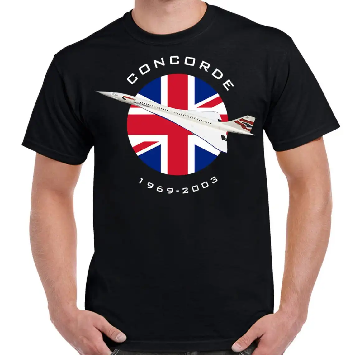 Concorde British Airways Dizaina Vīriešu T Krekls