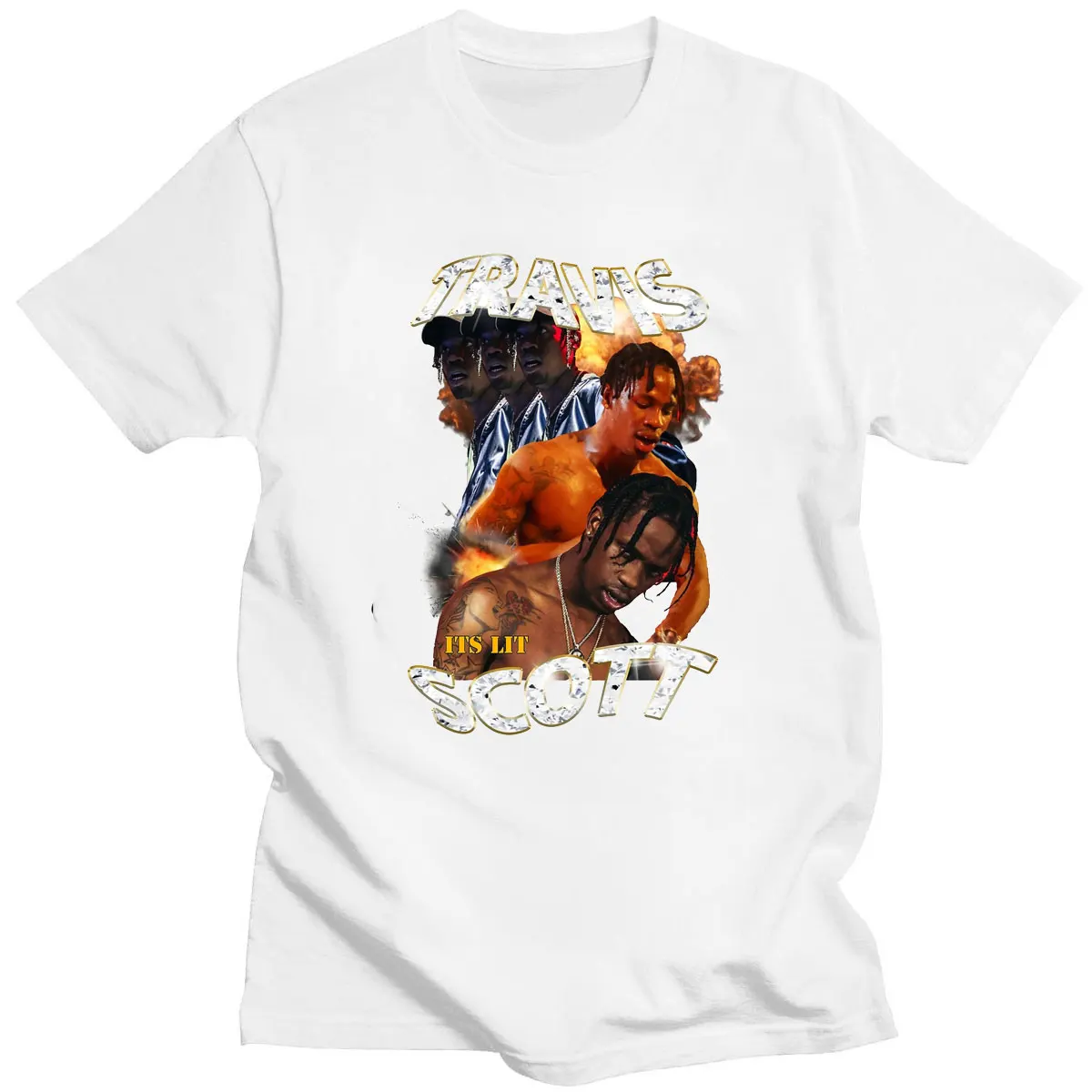 Vintage Scott Travis ASTROWORLD T-krekls Astroworld Hip Hop Harajuku T Krekli, Kokvilnas Lielgabarīta Modes Vīriešu T Jaunas Ielidošanas