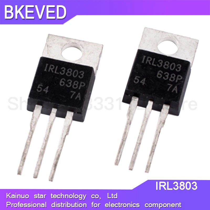10PCS IRL3803PBF TO220 IRL3803 TO-220 Jaunu oriģinālo IC MOS FET tranzistors