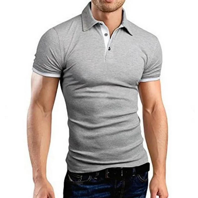 Vīriešu Polo Vīriešu Krekls Ar Īsām Piedurknēm Biznesa Polo Krekls Kontrasta Krāsu Polo Jaunu Apģērbu, Vasaras Streetwear Gadījuma Modes Vīriešu Tops