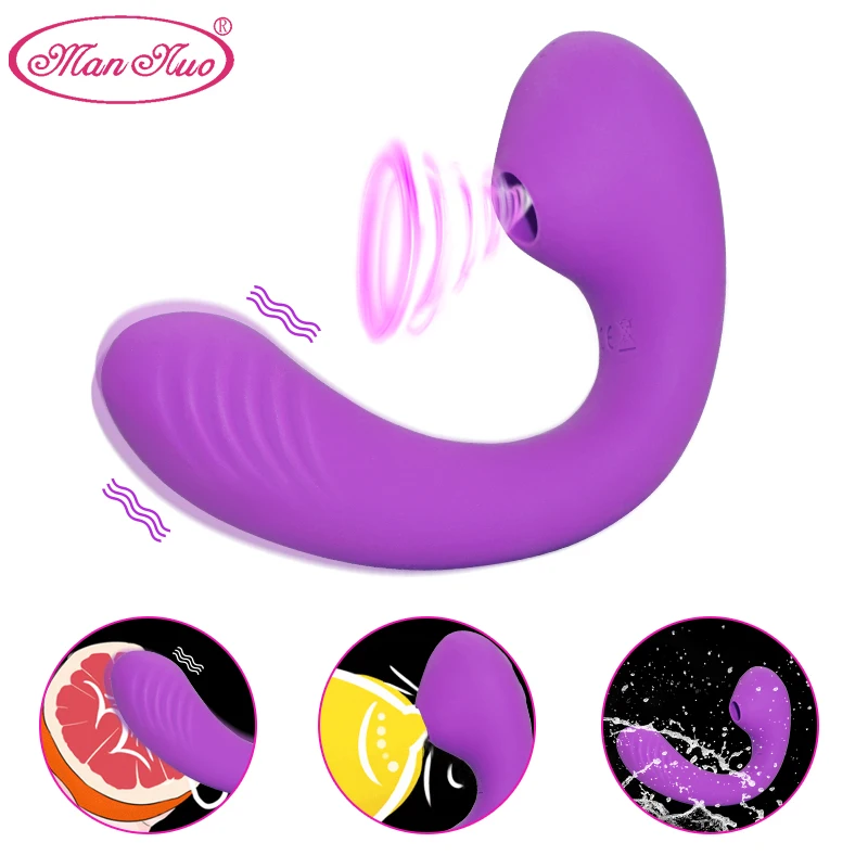 Klitora Sūkāt G Spot Vibrators ar Dildo 10 Spēcīgs Režīmi Kaitināt Uzlādes Klitora Dzelksnis Massager Stimulators Seksa Rotaļlietas Sievietēm