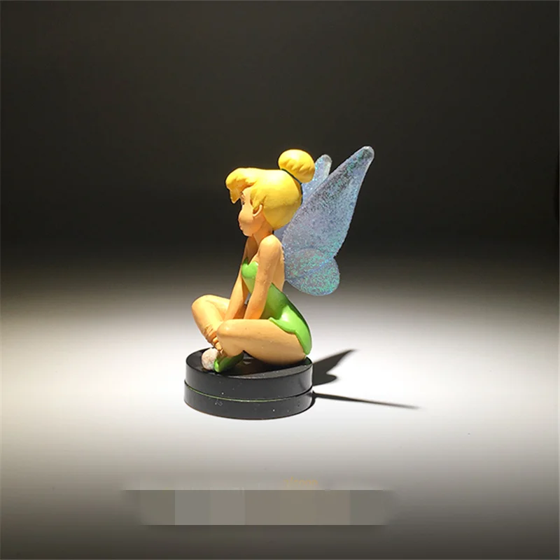 1 gab. 7cm sākotnējā Klasisko Disney flower fairy Peter Pan Princese ction Attēls Kolekcionējamus Modelis Rotaļlieta ar lodziņu