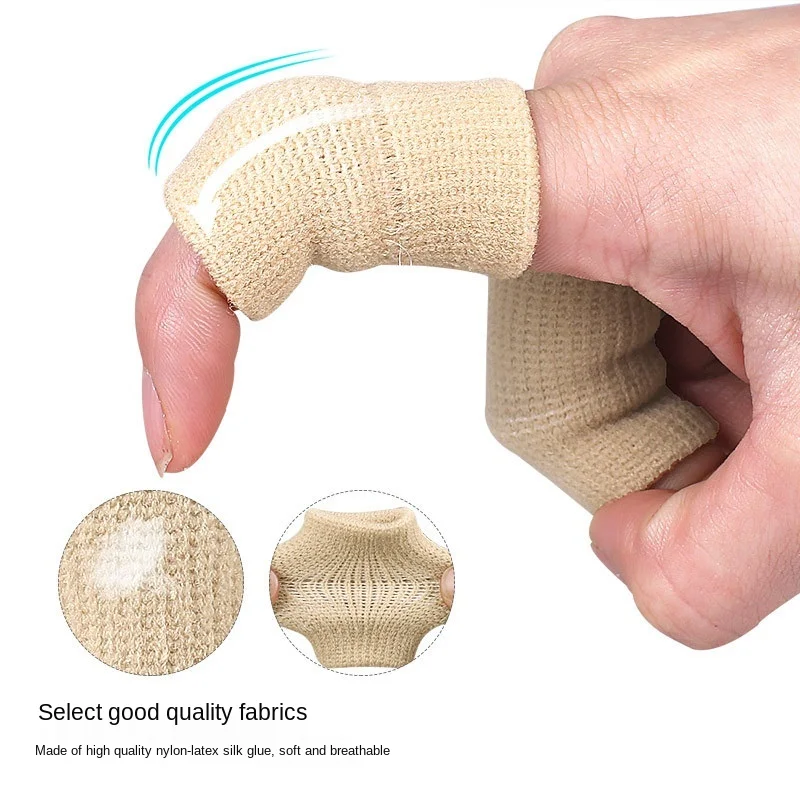 10 Gab. Pirkstu Uzmavas Aizsargi Īkšķis Atbalsta Elastīgās Kompresijas Bikšturi - Noņem Sāpes, Artrīts, Triggger Pirkstu Cimdi