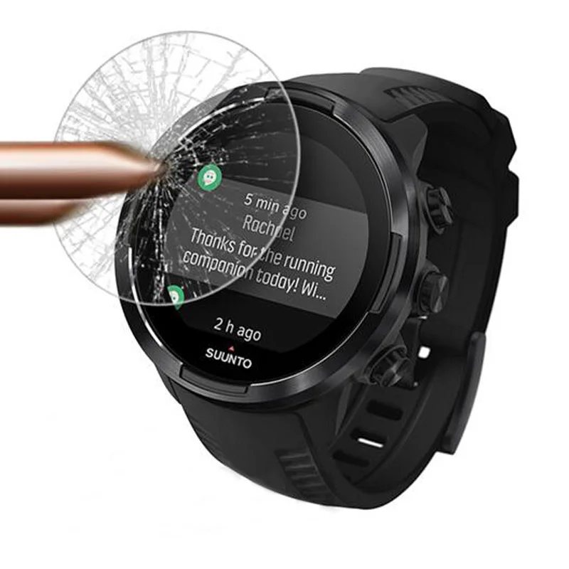 Rūdīta Stikla Ar Aizsargplēvi Skaidrs, Aizsargs Aizsardzības Suunto 9 Baro Suunto9 Skatīties Smartwatch Displeja Ekrāna Aizsargs Vāciņu