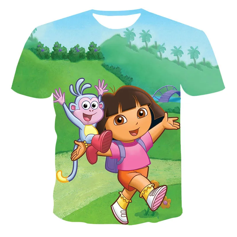 Bērnu multenes, anime T-krekls, moderns un gudrs 3D iespiesti zēns apģērbu, uzsūcošs sūklis, lai pavasarī un vasarā ir 2021.
