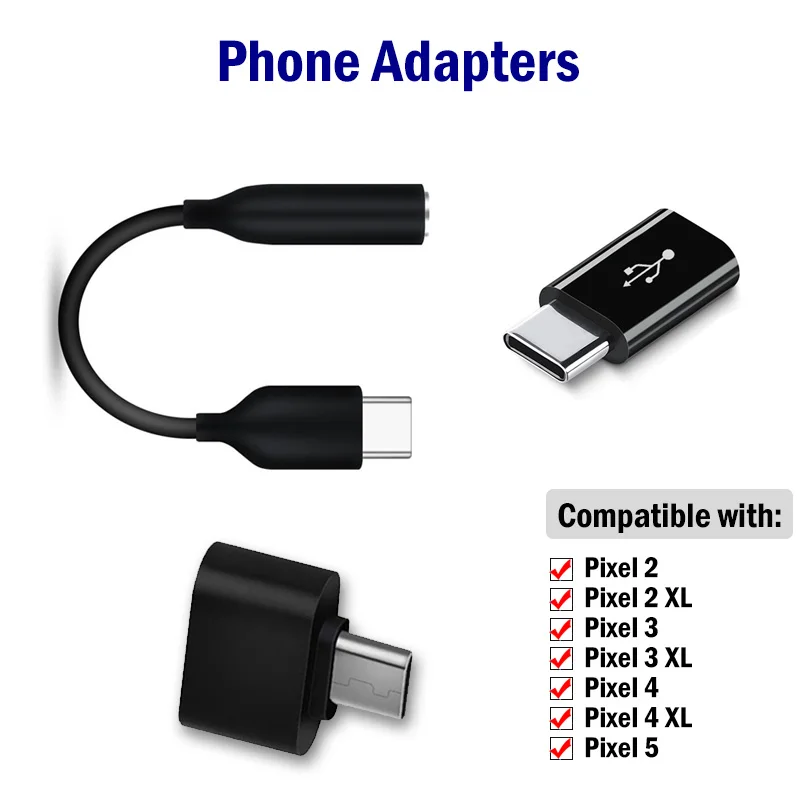 Tipa-C Adapteri Google Pikseļu 5 4 3 2 XL 3XL 4XL Uzlādes Kabelis, Tālruņa Savienotājs USB OTG C līdz 3,5 mm Audio Jack Konvertētājs