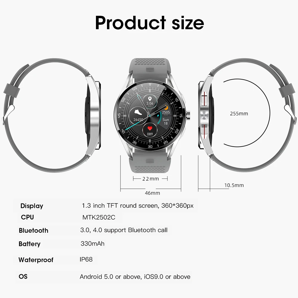 Jaunās Bluetooth Zvanu Smart Skatīties Vīrieši Digitālos rokas pulksteņus IP68 Ūdensnecaurlaidīga Pielāgošanas Skalu, Sporta Skatīties Smartwatch ir 2021. Android, IOS
