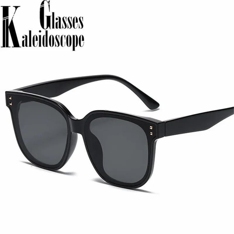 Vintage Lielgabarīta Saulesbrilles Sievietēm, Vīriešiem Kvadrātveida Saules Brilles Modes Liels Briļļu Rāmis Melns Brūns UV400 Toņos Āra Aizsargbrilles