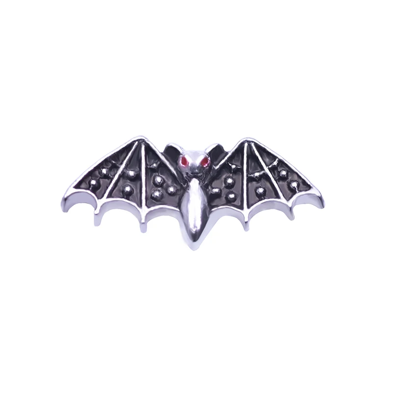 20pcs/daudz Halloween Bat Peldošās Piekariņi, kas Dzīvo Stikla Atmiņas Medaljonu Kaklarotas Vīriešiem Hallowen Dāvanu Rotaslietas, Aksesuāri F1131