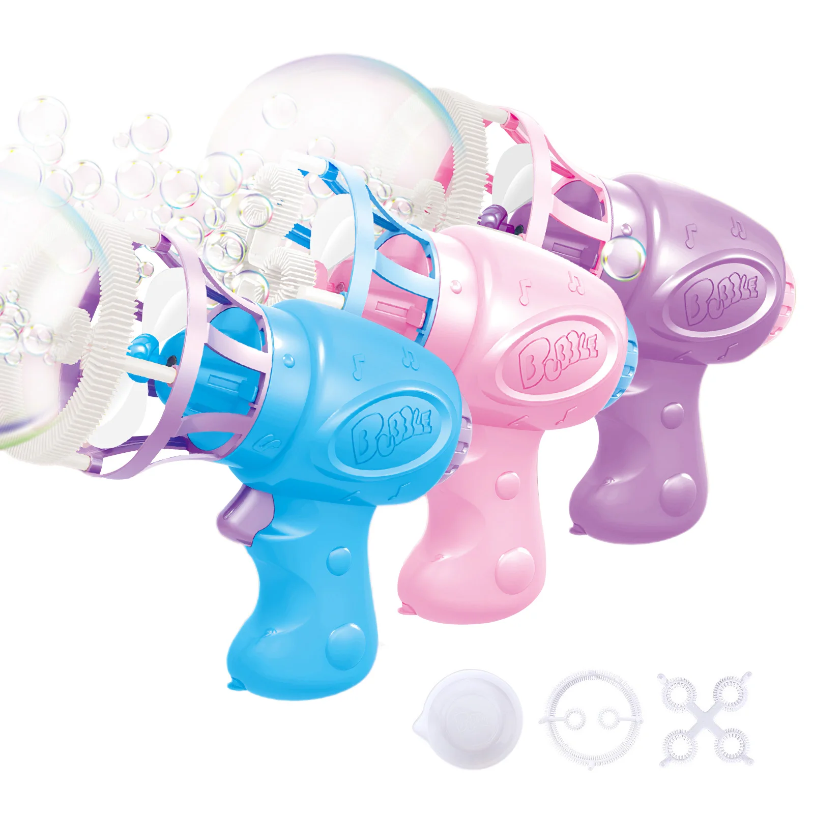 Elektriskie Automātiskie dubultā veidu Bubble Maker Ieroci Vasaras Smieklīgi Maģisko Burbuļu Pūtējs Mašīna ar Mini Ventilators Bērnu Āra Rotaļlietas Piederumi