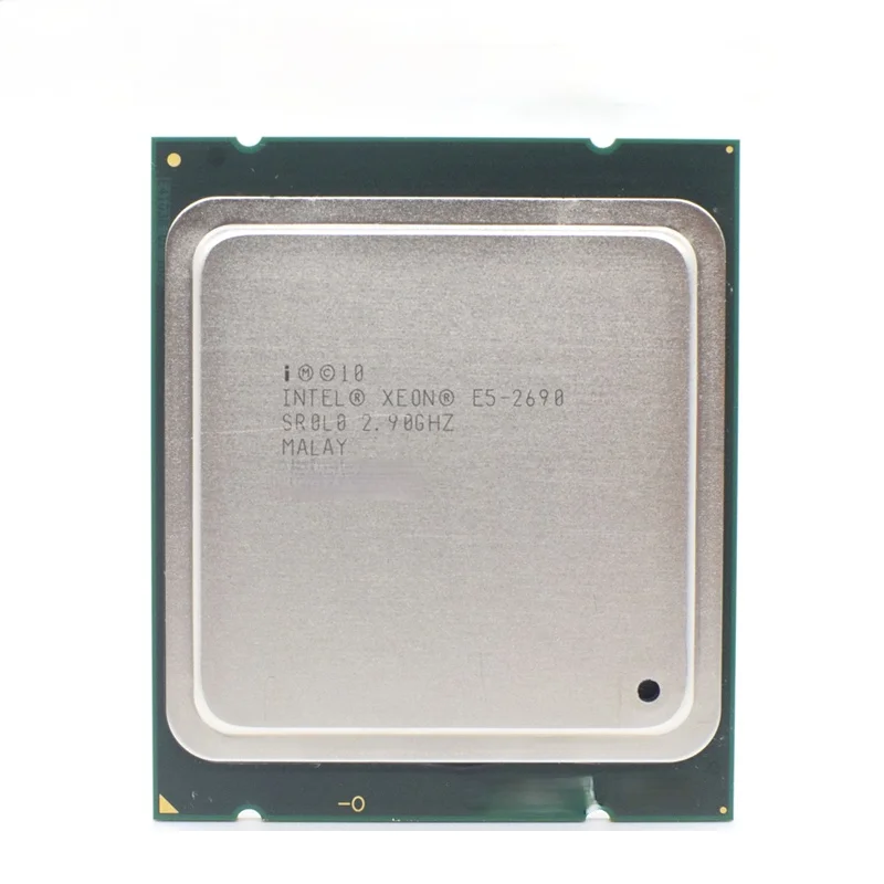 Intel Xeon E5 2690 Procesors 2.9 GHz 20M Kešatmiņu LGA 2011 SROLO C2 CPU normālu darbu
