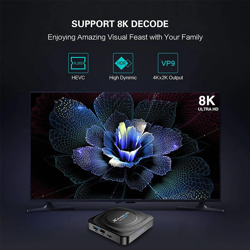 X88 PRO 20 Android 11.0 TV Kastē RockChip RK3566 2.4 G 5G Dual Wifi 1000m 8K TVbox 8G 64G 128G Youtube, Netflix HD televizora Kastē 4G32G