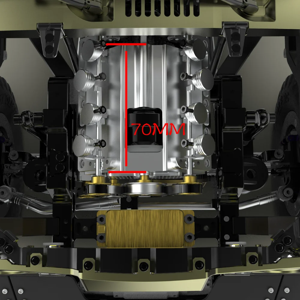 RC-Radio control car metāla reduktors 550 motor mount pārvadātājs imitētu dzinēja TWOLF 715 iespēju uzlabot daļas