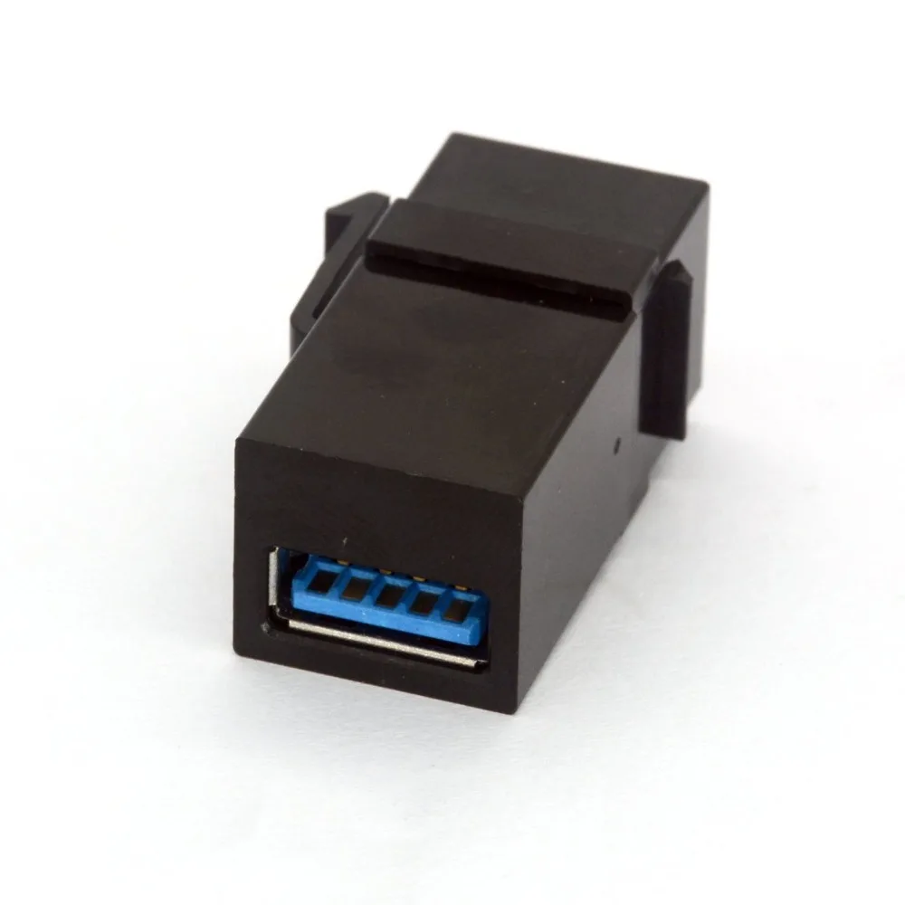 USB 3.0 Keystone Jack Ieliktņi, USB Adapterus Kabeli, interfeisa Savienotāju Sieviešu sievišķais Savienotājs Pagarināšana