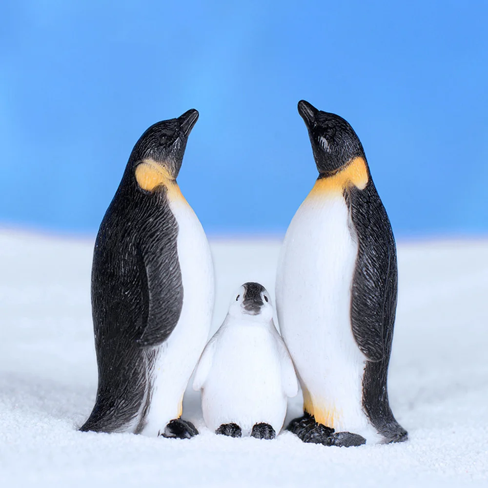 1PC DIY Mini Pingvīns Aisbergs Zīmogs Modelis, Ziemas Skaitlis, Miniatūras Statuetes Rotaļlieta Bērniem, Dāvana Dzimšanas dienā, Mājas Apdare