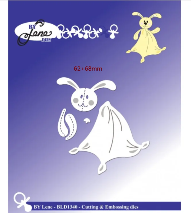 Cute bunny metāla griešanas mirst kartes Scrapbooking Trafaretu Die Cut REMONTDARBOS Kartes Amatnieku Roku darbs