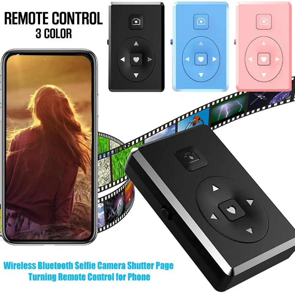 Bezvadu Bluetooth Selfie Kameras Slēdža Lapu Pāršķiršanai Tālvadības Pulti Video Foto Komutāciju Tālruņa Slēdzis Tālvadības Pults