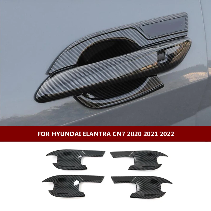 ABS Par Hyundai Elantra CN7 2021 2022 Piederumi Auto Atpakaļskata Spogulī, Bloķēt Lietus Uzacu Karkasa Paneļa Vāku Apdare Auto Stils
