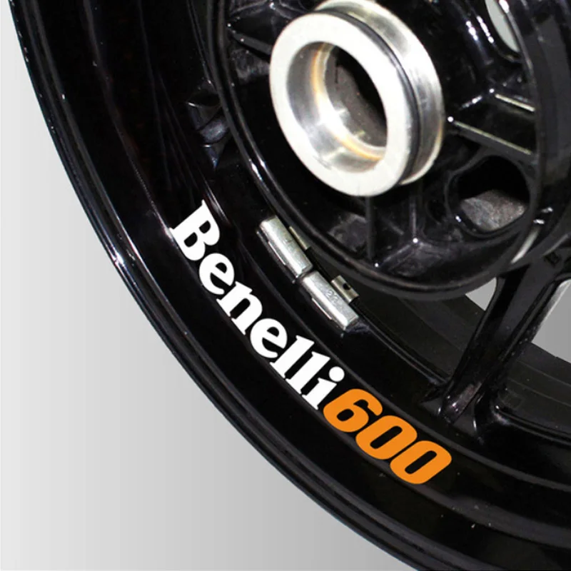 Motociklu Atstarojošs riteņu Riepu logo radošo uzlīmes loka iekšējā Dekoratīvā ūdensnoturīgas uzlīmes Benelli 600 benelli600